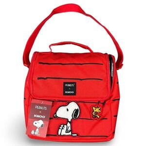 Peanuts x Igloo Snoopy's House 16 Can Lunch Pail Cooler Bag Snoopy Woodstock